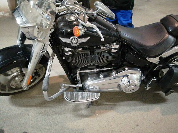 2021 Harley-Davidson Fat Boy, чёрный, 2450000 рублей