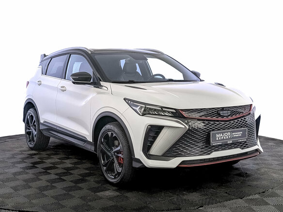 2023 Geely Coolray (Binyue Cool) I Рестайлинг, белый - вид 2