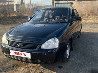 2008 Lada (ВАЗ) Priora I, чёрный, 200000 рублей, вид 1