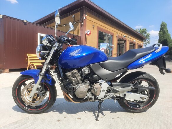 2002 Honda CB 600F Hornet, синий, 399000 рублей - вид 1