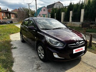 2012 Hyundai Solaris I, фиолетовый, 620000 рублей, вид 3
