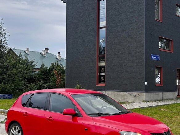 2006 Mazda 3 I (BK) Рестайлинг, красный - вид 1