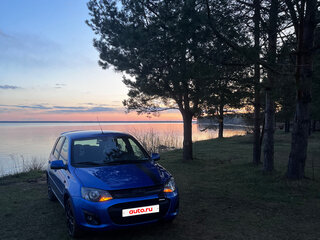 2017 Lada (ВАЗ) Kalina II, синий, 650000 рублей, вид 4