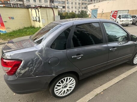2022 Lada (ВАЗ) Granta I Рестайлинг, серый, 575000 рублей, вид 5