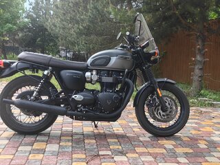 2021 Triumph Bonneville T120, чёрный, 1299000 рублей, вид 1