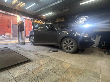 2007 Infiniti FX35 I (S50) Рестайлинг, чёрный, 1070000 рублей, вид 4
