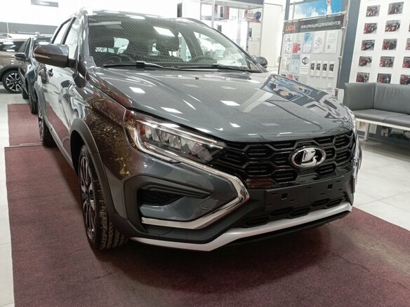 2026 Lada (ВАЗ) Vesta SW Cross I Рестайлинг (NG), серый - вид 2