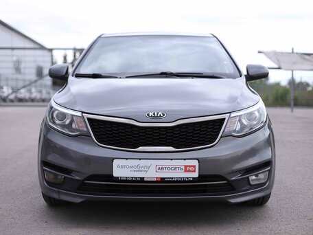 2017 Kia Rio III Рестайлинг, серый, 1072972 рублей, вид 2