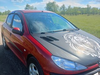 2002 Peugeot 206, красный, 105000 рублей, вид 2