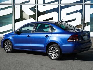2019 Volkswagen Polo V Рестайлинг, синий, 1420000 рублей, вид 2