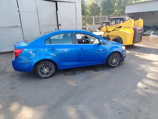 2013 Chevrolet Aveo II, синий, 650000 рублей, вид 2