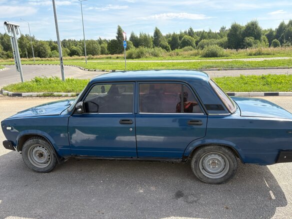 2004 Lada (ВАЗ) 2107, синий, 160000 рублей - вид 7