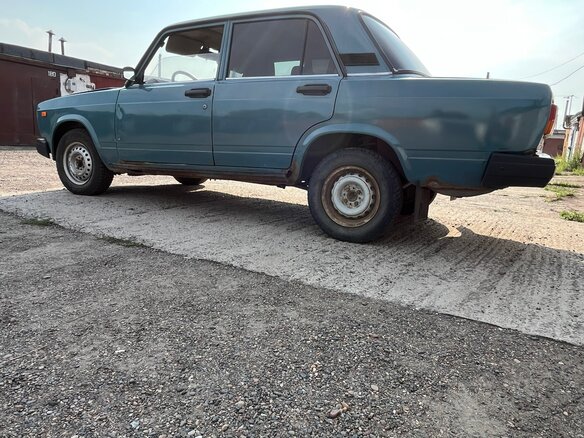 2005 Lada (ВАЗ) 2107, синий, 60000 рублей - вид 9