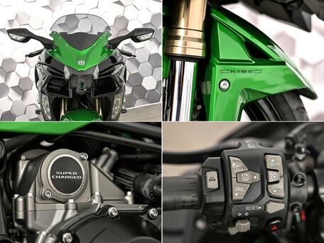 Купить б/у Kawasaki Ninja H2 SX инжектор в Москве: зелёный спорт
