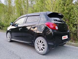 2012 Mitsubishi Mirage VI, чёрный, 599000 рублей, вид 4