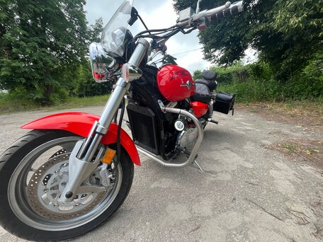 2005 Kawasaki VN1600 Vulcan, красный, 600000 рублей, вид 1