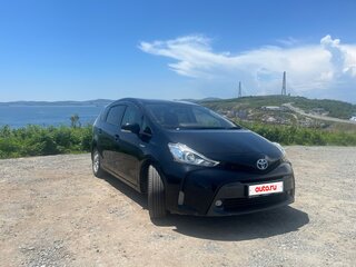 2016 Toyota Prius Alpha I (ZVW40/41) Рестайлинг, чёрный, 1390000 рублей, вид 4