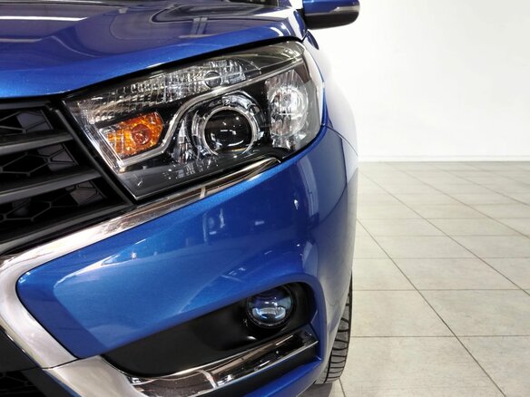 2021 Lada (ВАЗ) Vesta I, синий - вид 8