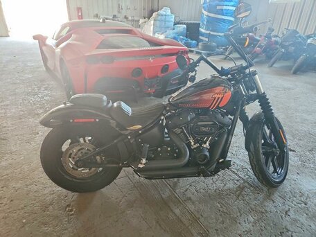 2022 Harley-Davidson Street Bob, чёрный, 759855 рублей, вид 1