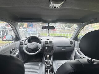 2008 Hyundai Accent ТагАЗ II, чёрный, 450000 рублей, вид 5