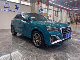2022 Audi Q2 L 35 TFSI I Рестайлинг, голубой, 1530000 рублей, вид 4
