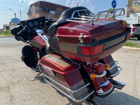 2009 Harley-Davidson Electra Glide, красный, 720000 рублей, вид 4