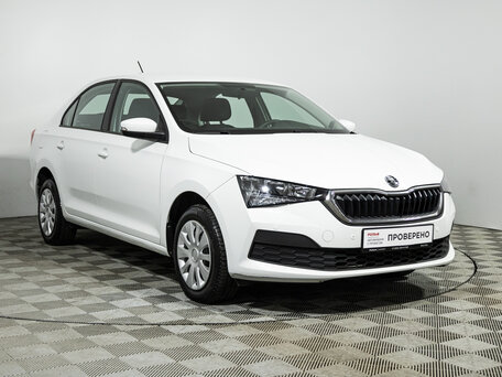 2021 Skoda Rapid II, белый, 1399700 рублей, вид 3