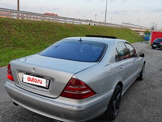2000 Mercedes-Benz S-Класс 600 Long IV (W220), серебристый, 549000 рублей, вид 4