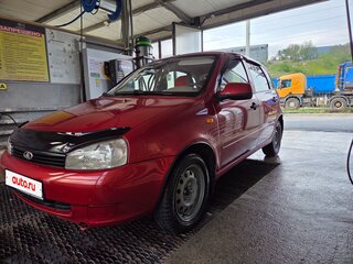 2011 Lada (ВАЗ) Kalina I, красный, 280000 рублей, вид 1