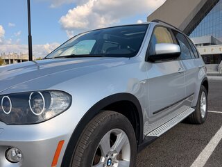 2008 BMW X5 3.0si II (E70), серебристый, 1700000 рублей, вид 3