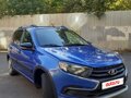 2020 Lada (ВАЗ) Granta Cross I Рестайлинг, синий, 540000 рублей - вид 2