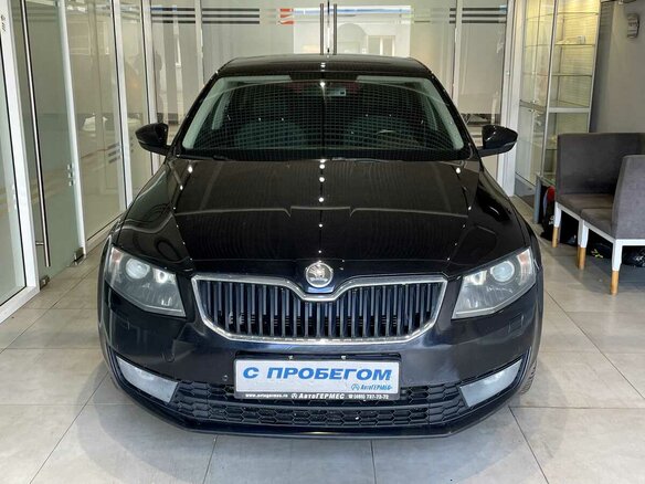 2014 Skoda Octavia III (A7), чёрный - вид 1