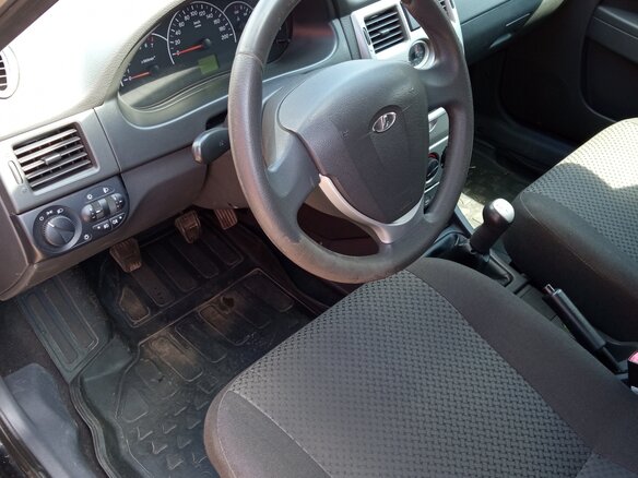 2013 Lada (ВАЗ) Priora I Рестайлинг, чёрный, 525500 рублей - вид 6