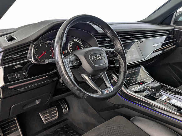 2019 Audi Q8 45 TDI I (4M), серый - вид 14