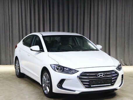 2018 Hyundai Elantra VI (AD), белый, 1249000 рублей, вид 3