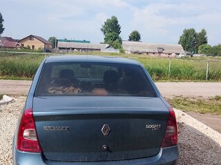 2012 Renault Logan I Рестайлинг, синий, 350000 рублей, вид 3