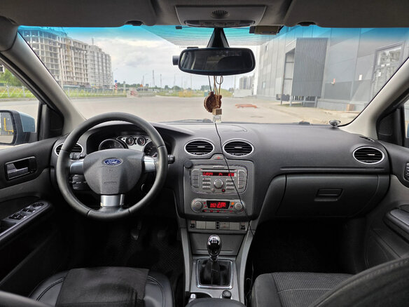 2008 Ford Focus II Рестайлинг, голубой, 420000 рублей - вид 8
