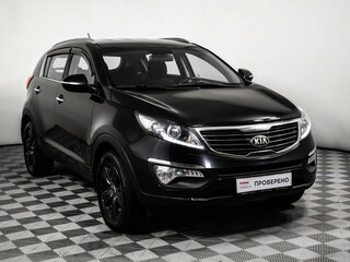 2013 Kia Sportage III, чёрный, 1250000 рублей, вид 3