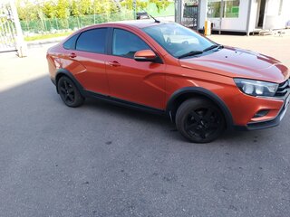 2018 Lada (ВАЗ) Vesta I, оранжевый, 730000 рублей, вид 1