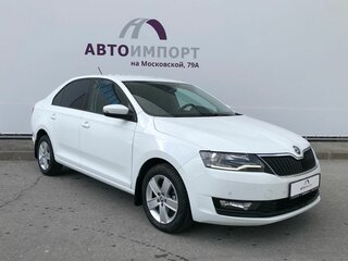 2019 Skoda Rapid I Рестайлинг, белый, 1355000 рублей, вид 3