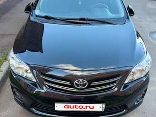 2012 Toyota Corolla X (E140, E150) Рестайлинг, чёрный, 1350000 рублей, вид 4