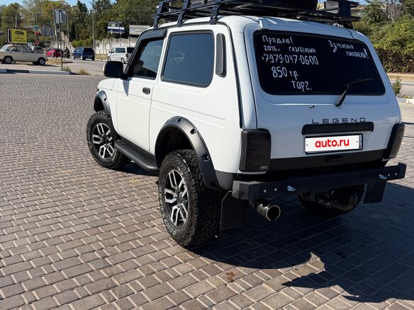 2016 Lada (ВАЗ) 2121 (4x4) Urban I Рестайлинг, белый - вид 3