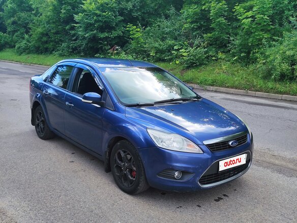 2009 Ford Focus II Рестайлинг, синий, 530000 рублей - вид 1
