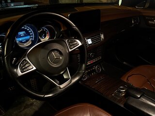 2015 Mercedes-Benz CLS 400 II (C218) Рестайлинг, синий, 3500000 рублей, вид 5