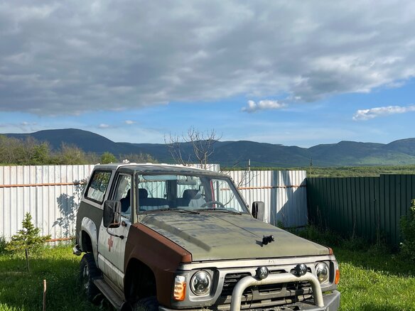 1992 Nissan Patrol IV (Y60), синий, 380000 рублей - вид 3