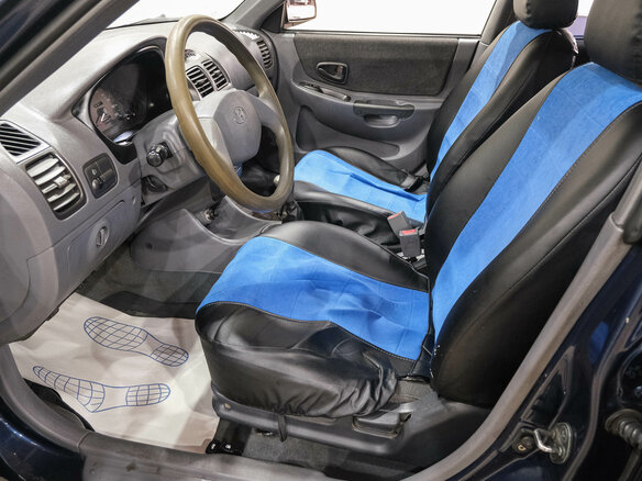 2008 Hyundai Accent ТагАЗ II, синий - вид 11