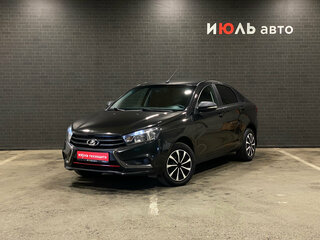 2017 Lada (ВАЗ) Vesta I, чёрный, 750000 рублей, вид 1