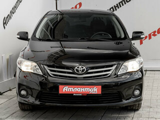 2012 Toyota Corolla X (E140, E150) Рестайлинг, чёрный, 955000 рублей, вид 2