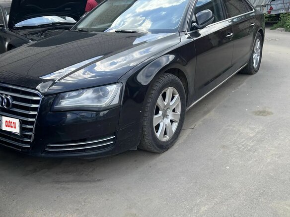 2012 Audi A8 Long III (D4), чёрный, 1200000 рублей