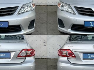 2012 Toyota Corolla X (E140, E150) Рестайлинг, серебристый, 1300000 рублей, вид 3